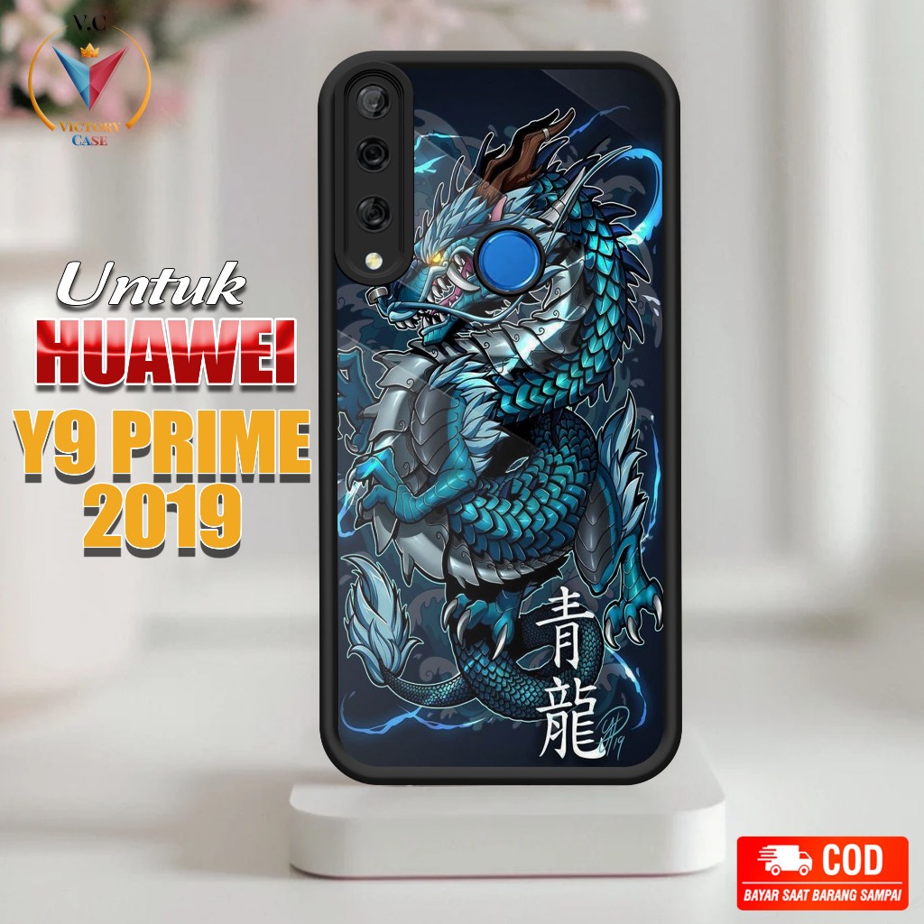 Case Hp Softcase glossy For HUAWEI Y9 PRIME 2019 NAGA silikon Glass Casing Handphone Premium