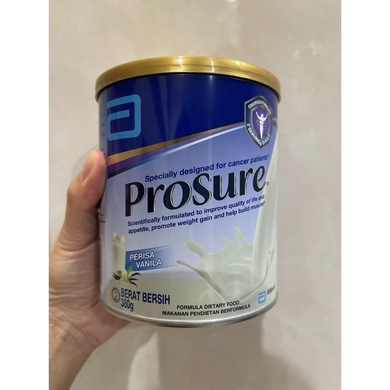 ready stok!!! abbott prosure vanila milk 380gram