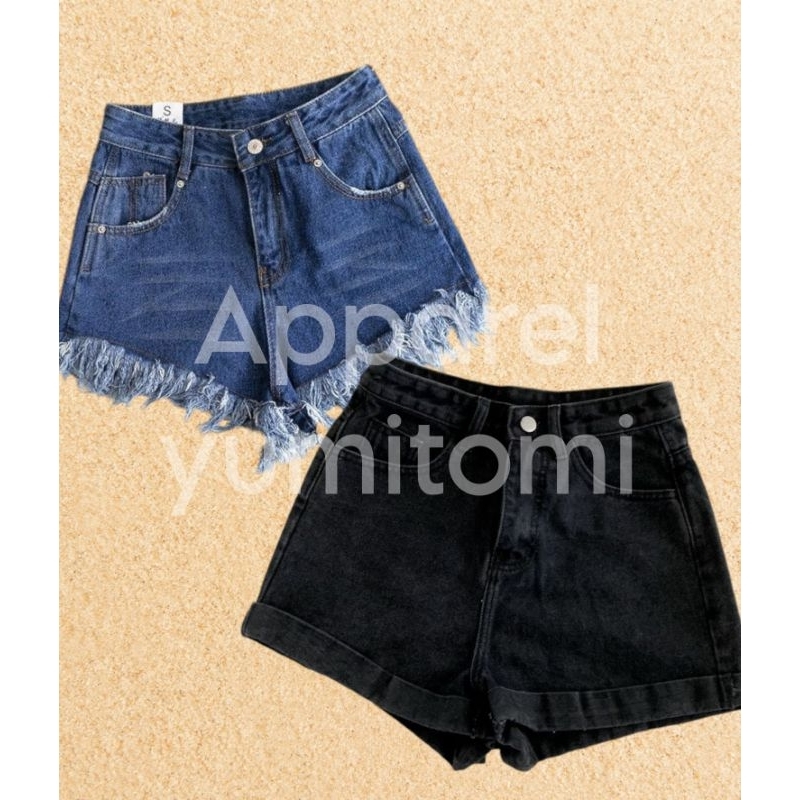 APPAREL Hotpants Jeans Cewe / Hotpants Cewe Bahan / Hotpants jeans&bahan