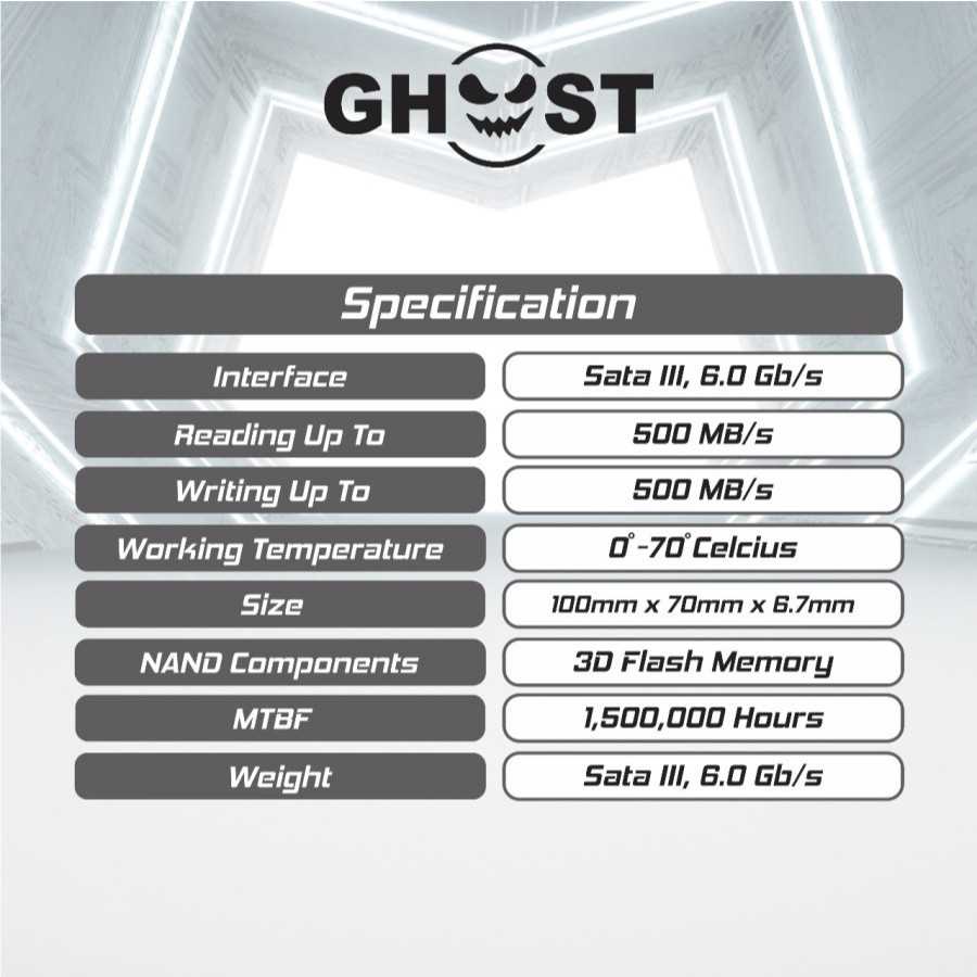 SSD GHOST SATA III 128GB SSD 128GB SATA3 I SSD 128GB