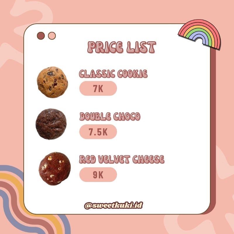 

SOFT COOKIES - SWEETKUKI.ID (MIN 3PCS)