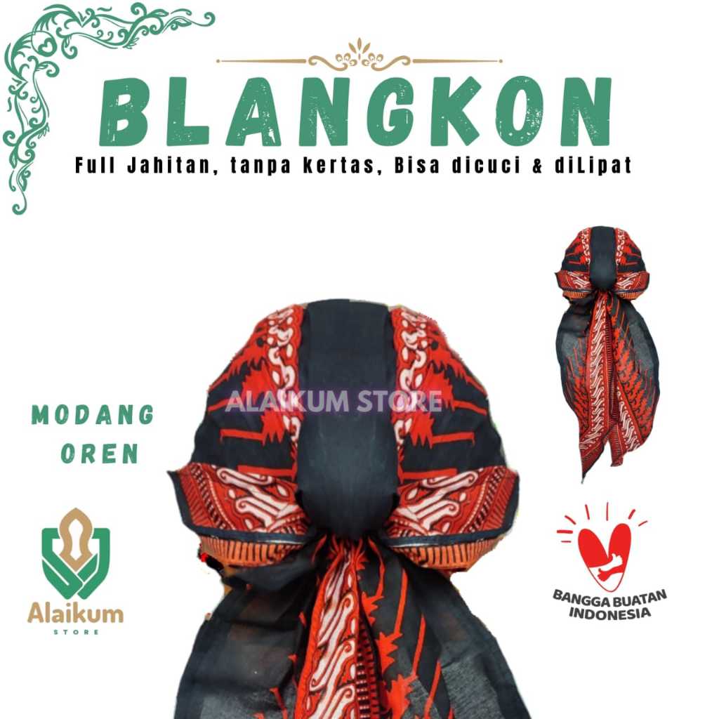 BLANGKON MODANG OREN | BLANGKON DI JAHITAN |  BLANGKON JOGJA KONCER |  BLANGKON TAHAN AIR  | BLANGKO