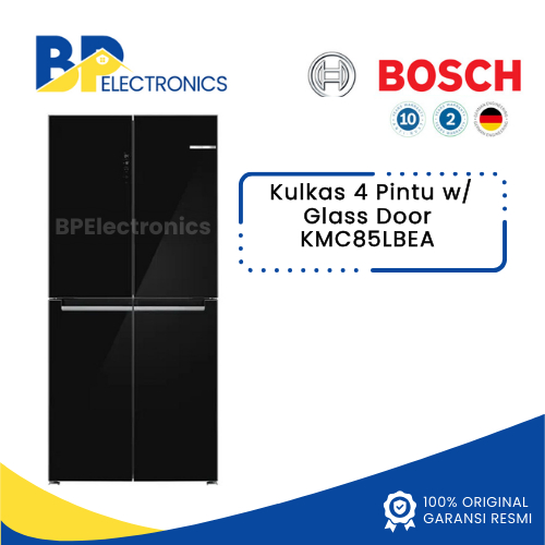 KULKAS 4 PINTU BOSCH KMC85LBEA Kulkas Multi Door w/ Glass Door KMC 85LBEA  547L GARANSI RESMI