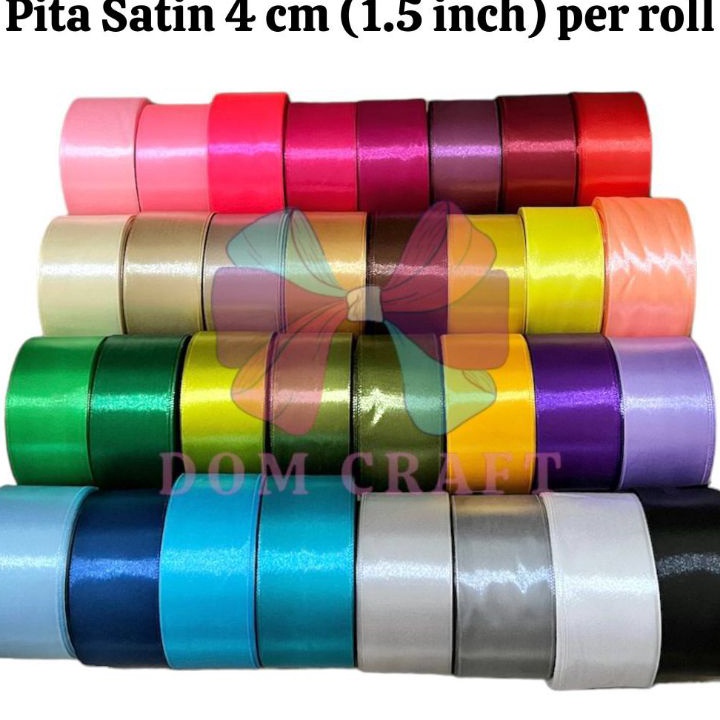 

SPESIAL AWAL TAHUN PITA SATIN 15 INCH LEBAR 4 CM PER ROLL