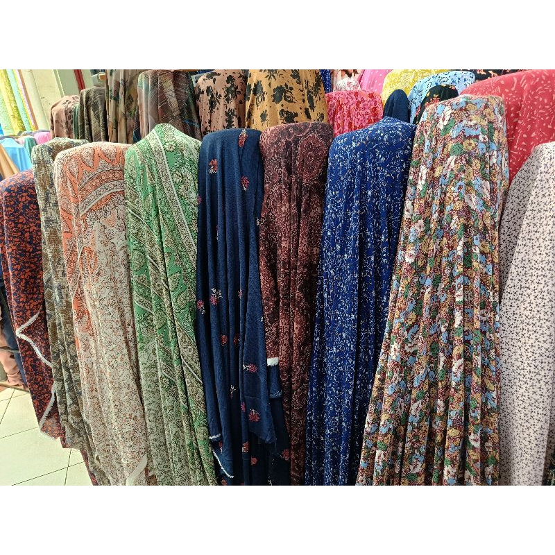 kain katun fujet meteran sisa xgarment kain katun