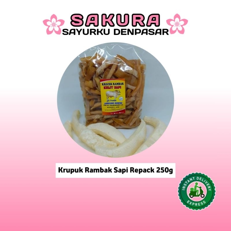 

Krupuk Rambak Sapi Mentah Repack 250g - SAKURA