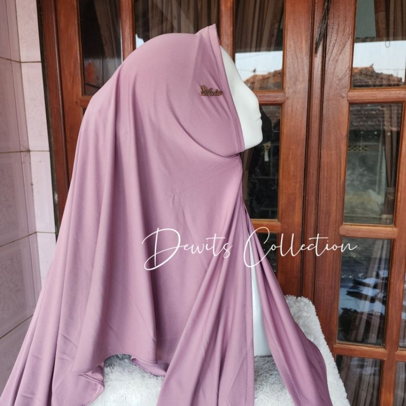 HIJAB SEGITIGA INSTAN JERSEY ZOYA PREMIUM LOGO JILBAB PASTAN ELIZA AULIA ORIGINAL