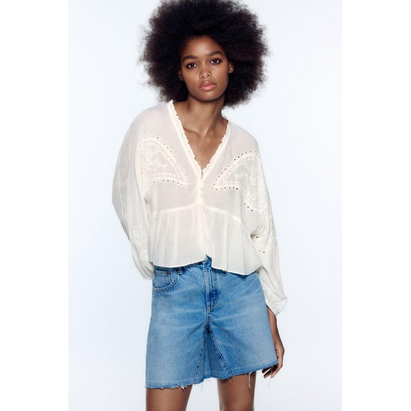 preloved zara blouse