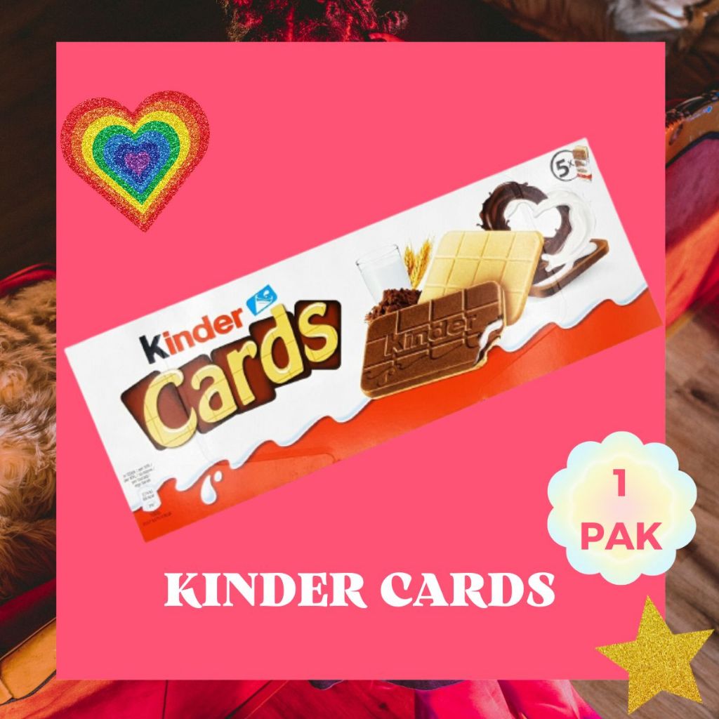 

Kinder CARDS Chocolate Biscuit isi 5 Pcs 1 Pak