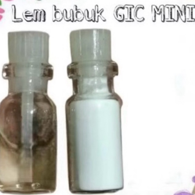 Lem Bubuk Glass Lonomer Cement GIC CINA MINI Lem Behel tanpa laser tambal gigi