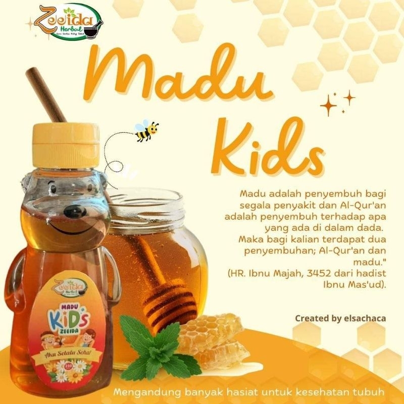 

MADU KIDS MULTIFLORA ZEEIDA UNTUK ANAK SEHAT LAHAP MAKAN DAN KECERDASAN ANAK