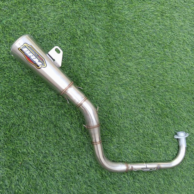 Knalpot BRM X MONSTER GEN2 inlet 50 beat esp beat carbu beat fi leher bending kolong cobra road race