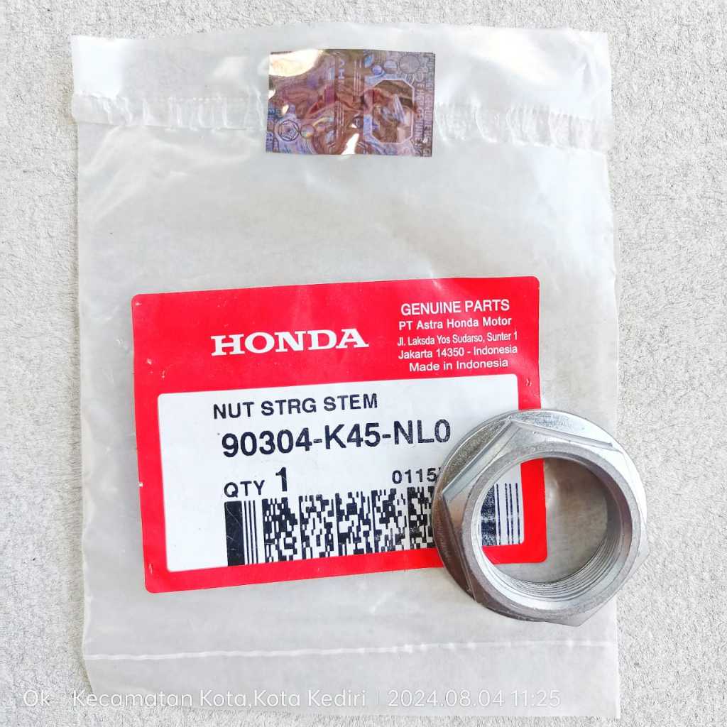 Nut Steering Stem - Mur Komstir-Comstir CB150-X CB150-R CBR-150 Ori AHM