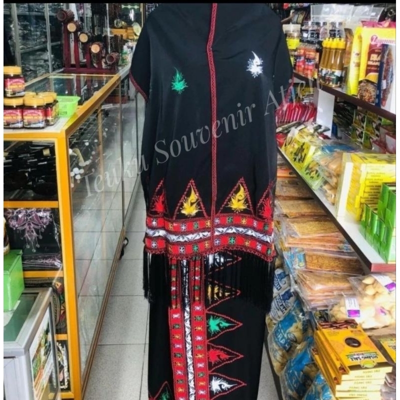 Kain Bordiran Khas Aceh Motif Pucuk Rebung Gayo