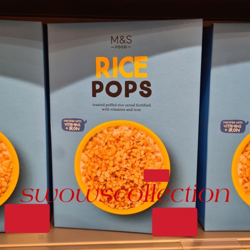 

M&S MARK MARKS & AND SPENCER RICE POPS CEREAL SEREAL BERAS