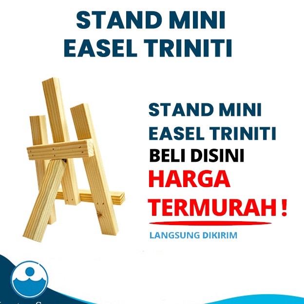 

PROMO MENARIK Painting Stand Easel Lukis Mini Kayu Standing Frame Canvas Melukis