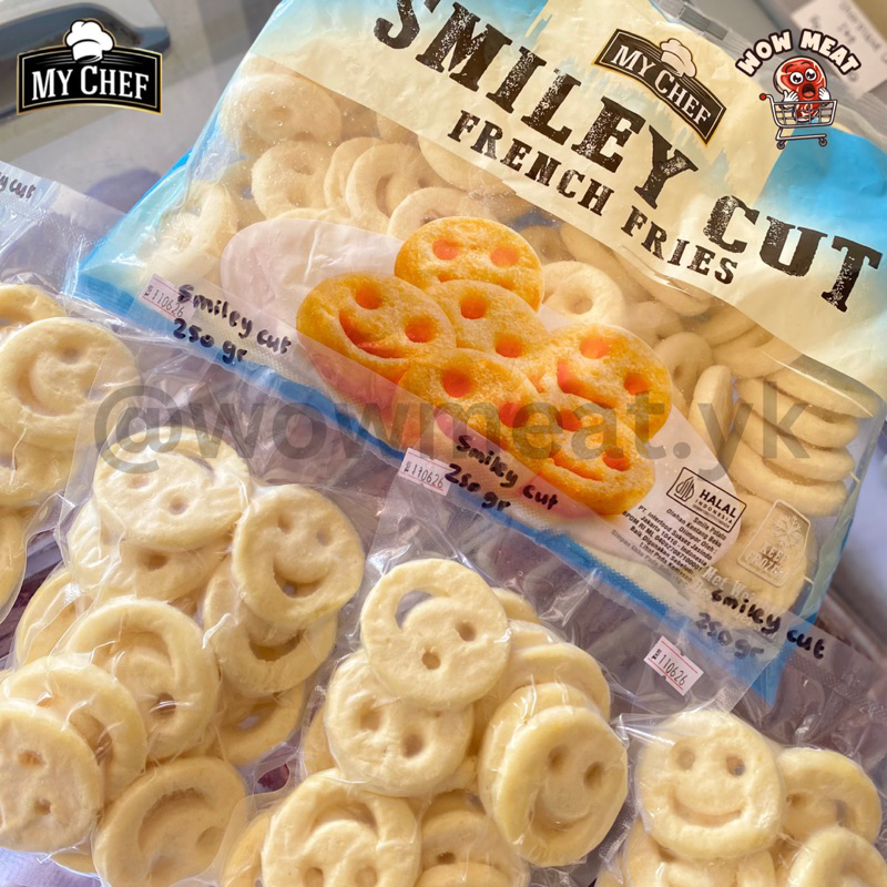 

Kentang Goreng Smiley Cut My Chef 250 Gr | French Fries Smile Cut | Kentang Goreng Smile