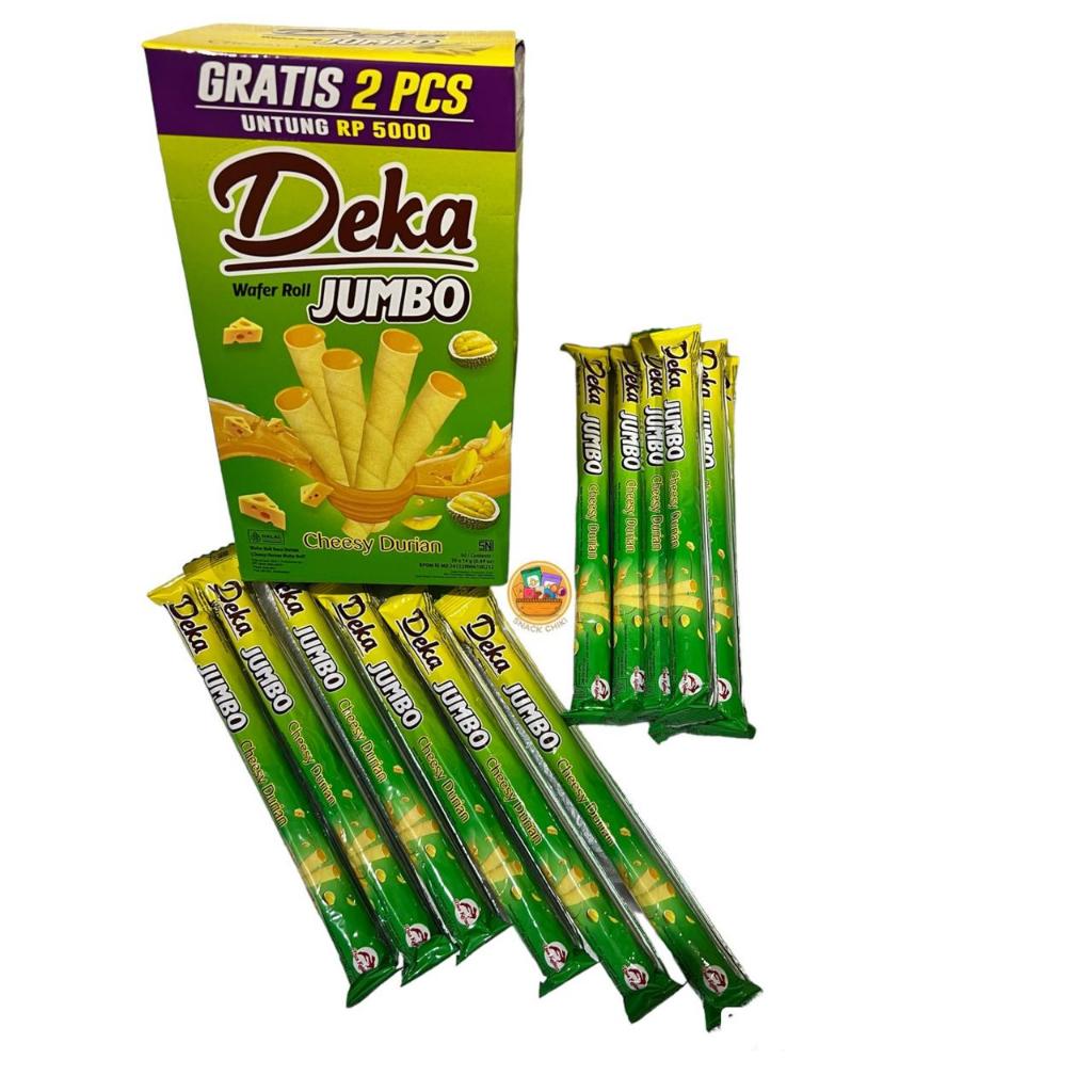 

DK / Deka Wafer roll jumbo Durian isi 20