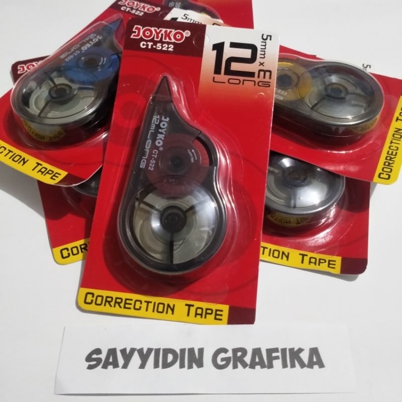 

Tipe X Trondol / Correction Tape Joyko CT-522 12m