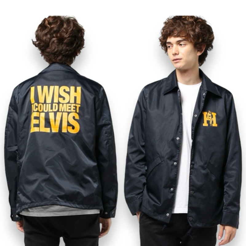 hysteric glamour japan I Wish I Could Meet Elvis original coach jacket windbreaker second