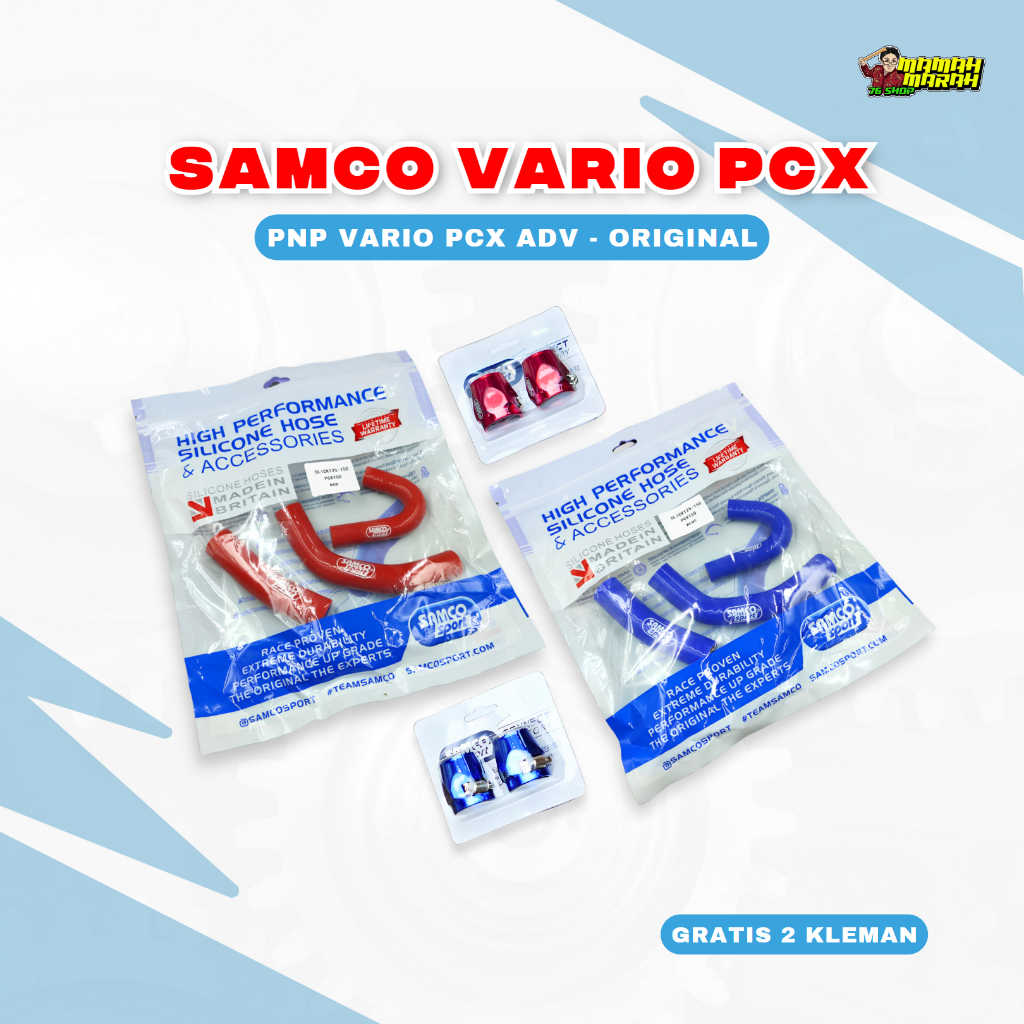 Selang Radiator Samco Original Vario 125 150 Old SAMCO PCX ADV - Selang Samco Vario Old New Samco