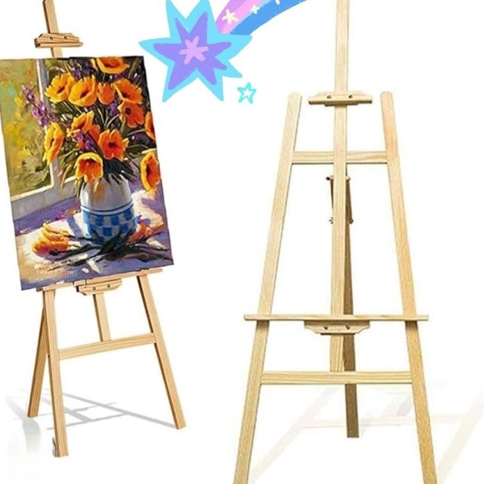 

TERUPDATE Easel Wooden Frame Lukis Foto Wedding Stand Kayu