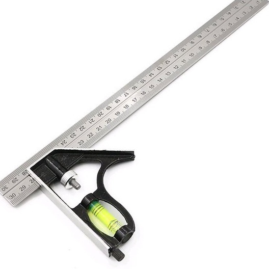 

PROMOPenggaris Tukang Siku Mistar Multifungsi ada Waterpass Termurah