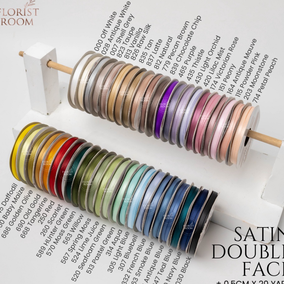 

DISKON Pita Satin Double Face 5cm x 2yard Satin Ribbon