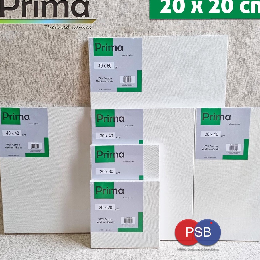 

DISKON SPESIAL Kanvas Lukis Prima 2x2 cm Green Series Painting Canvas