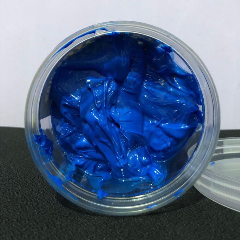 

Tinta Plastisol Fluorescent Blue/Biru @ 500 gram Royalplas
