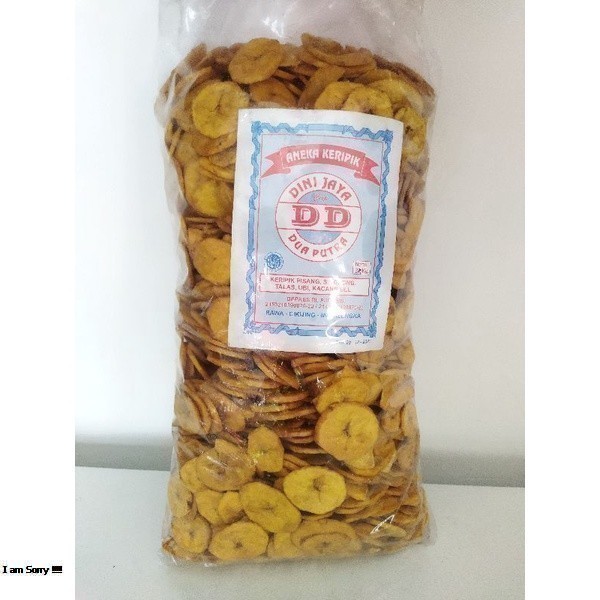 

keripik pisang manis 1 bal isi 1kg pisang koin manis caramel