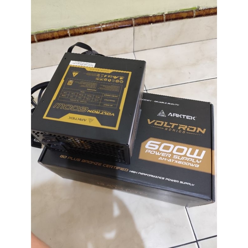 PSU 600w 80+ Bronze Arktek Voltron Second Like New