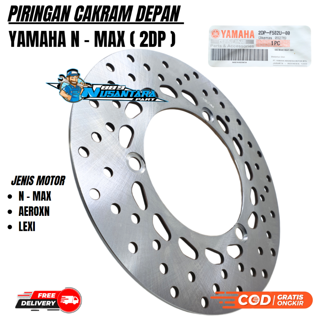 PIRINGAN CAKRAM DEPAN / DISC REM DEPAN NMAX / DISC BREAK NMAX / DISC REM YAMAHA NMAX 2DP