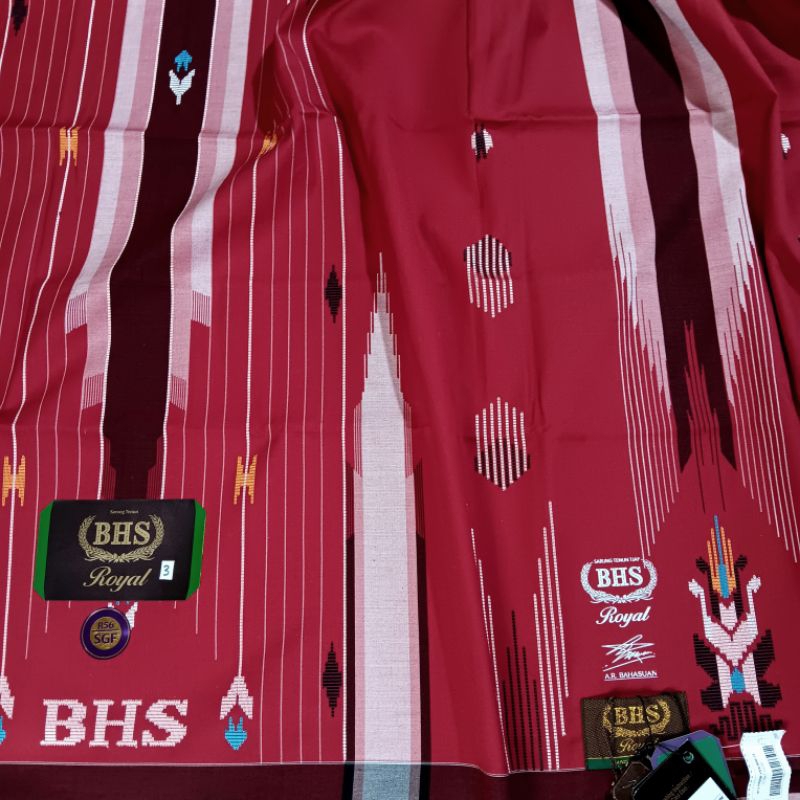 SARUNG BHS ROYAL GOLD R56 SGF 3 MERAH TUA