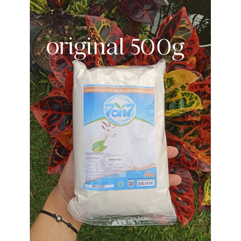 

Susu Kambing Etawa 7on7 Rasa Original 500 gram | Susu Kambing Seven On Seven Original