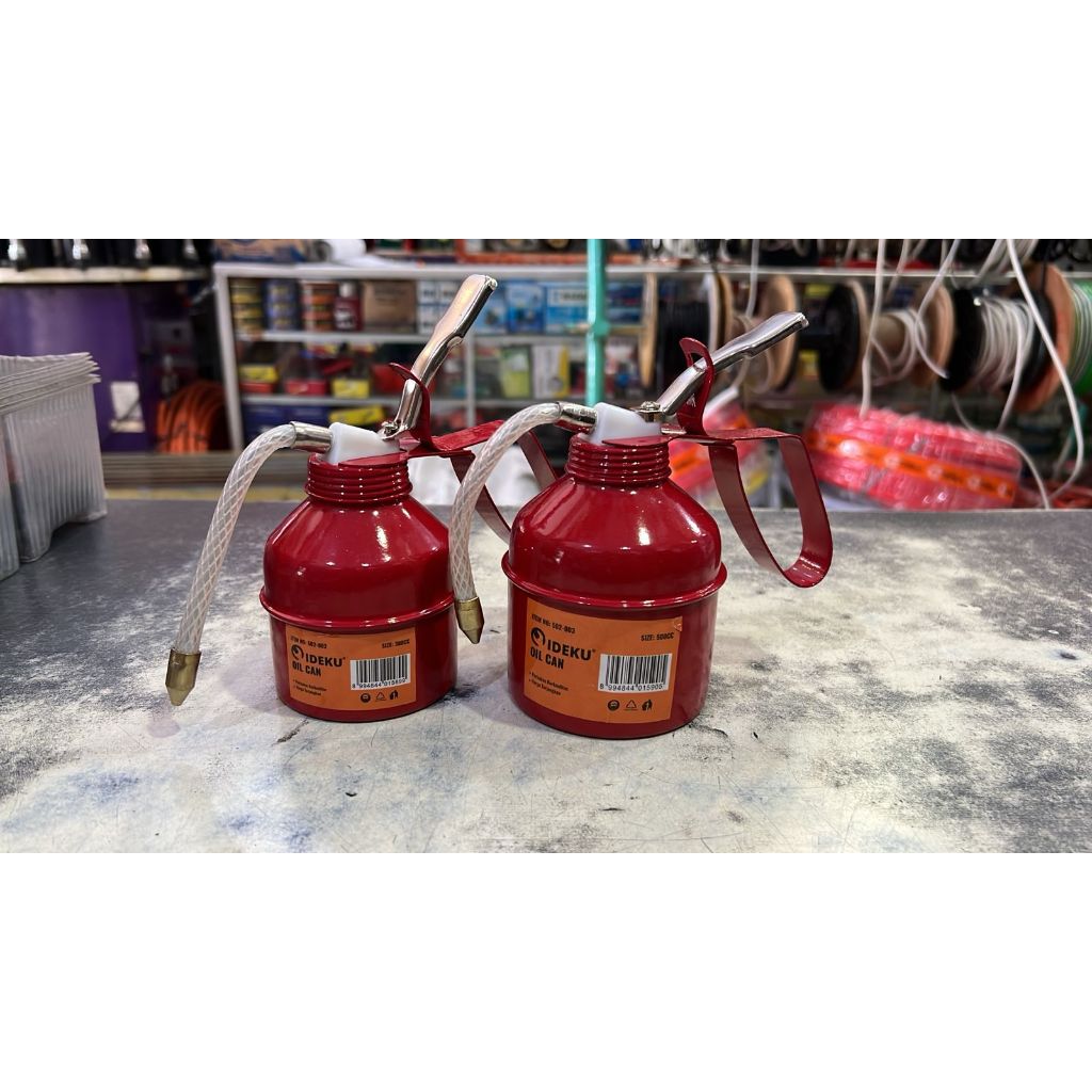 OIL CAN KALENG 500CC - BOTOL POMPA SEMPROT OLI 300 dan 500 CC - OLI CAN BESI 300 dan  500ML