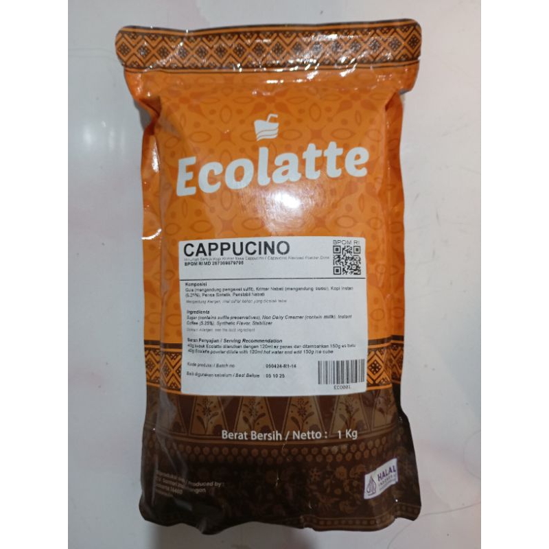 

BUBUK MINUMAN ANEKA RASA ECOLATTE RASA CAPPUCINO (EX CHO' LATTE)