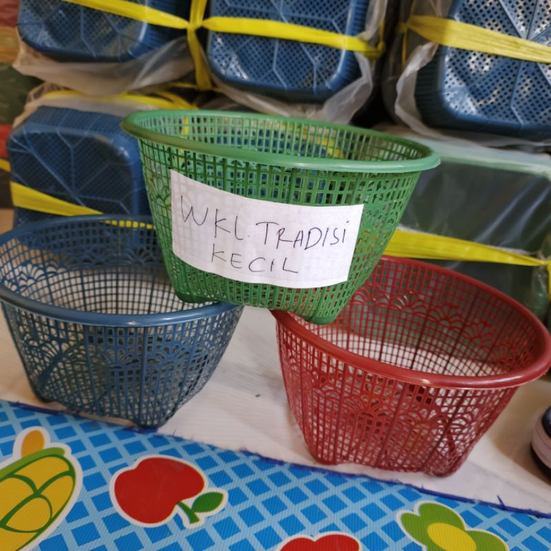 Wakul Plastik/Wakul Hajatan/Ceting Plastik/Besek Plastik/Wakul Tradisi