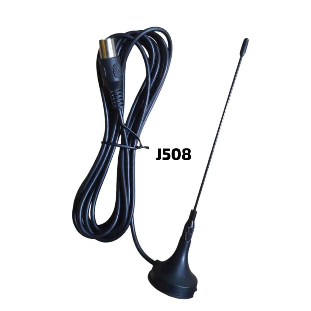 J508 ANTENA MAGNET TV TELEVISI INDOOR OUTDOOR PENANGKAP SIARAN MODERN SINYAL SIGNAL PEMANCAR GAMBAR