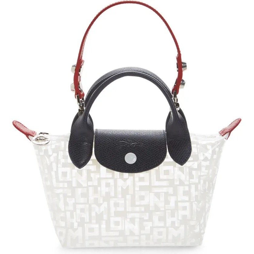 Tas Wanita LC LGP Le Pliage Mini Transparent Tote