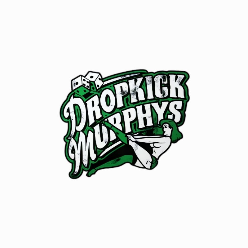 sticker band Dropkick Murphys shamrock celtic punk rock stiker