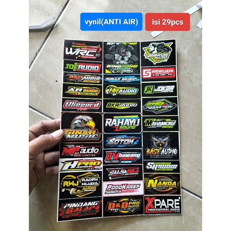 

Stiker Sound System | Stiker Audio | Stiker Sound System Audio | Stiker Sound System Anti Air | Stiker Logo Sound System Bahan Vynil