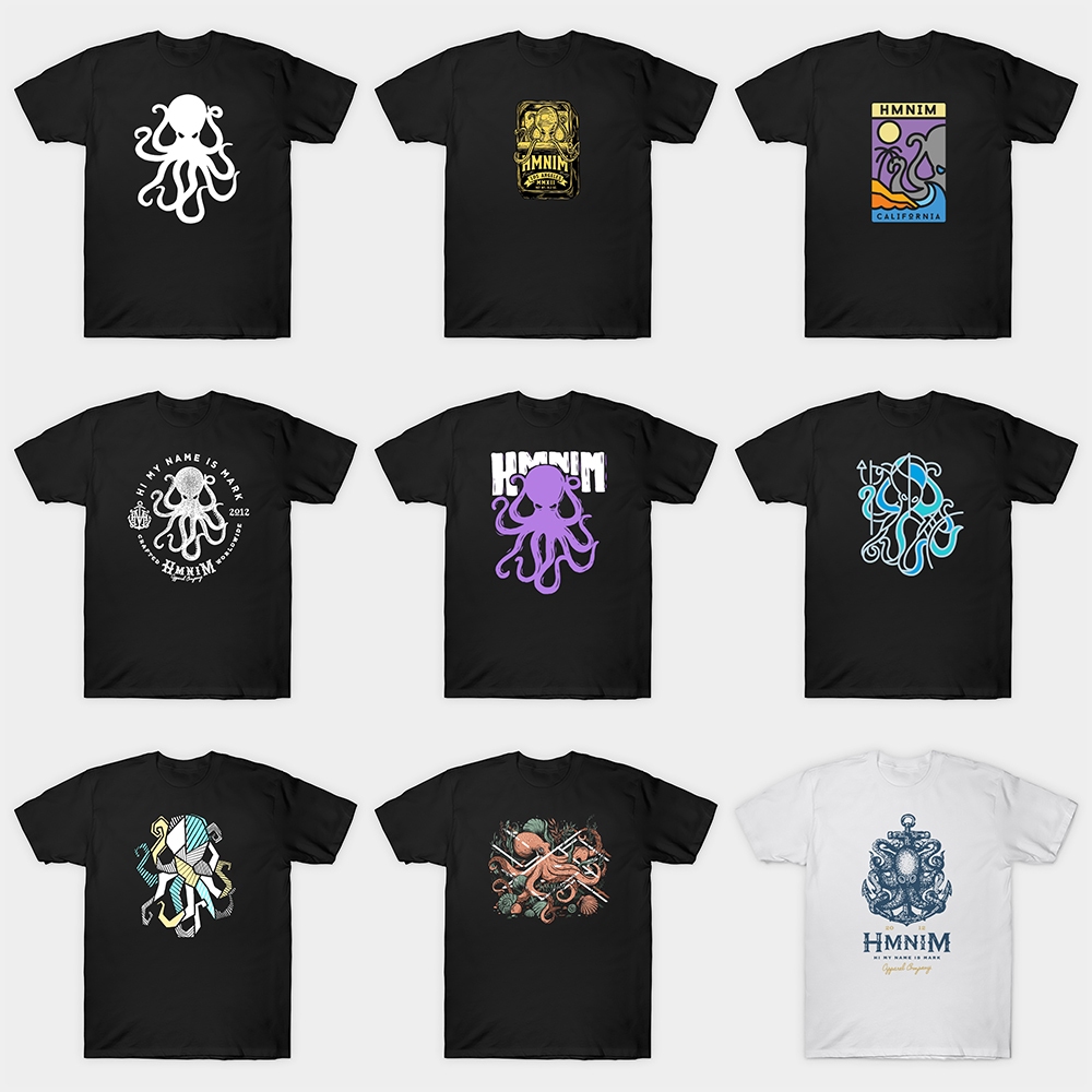 Kaos HMNIM hi my name is mark hoppus blink 182 collection