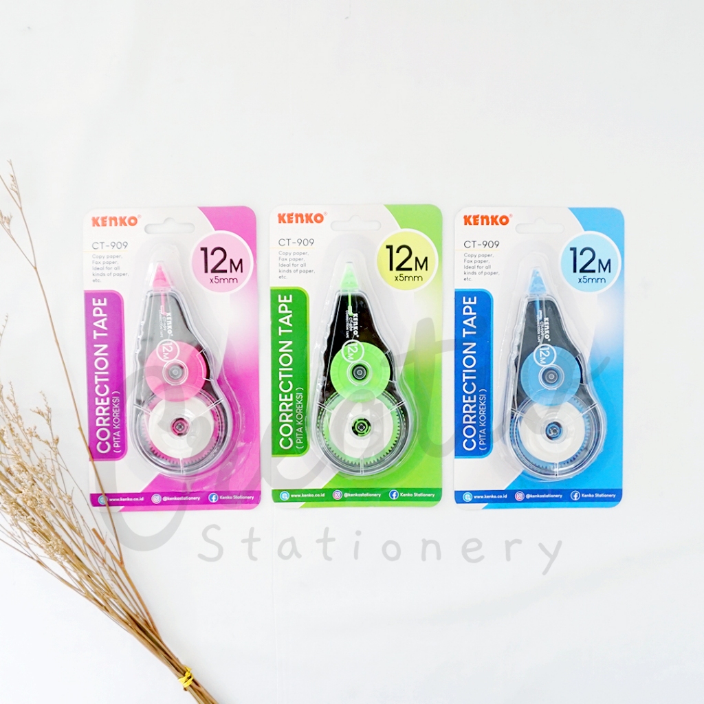 

KENKO Tip-Ex Kertas Correction Tape Ct-909 12 Meter