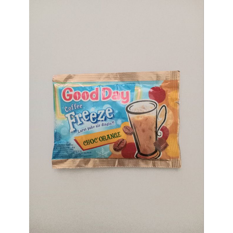 

good day freeze choc orange per sachet