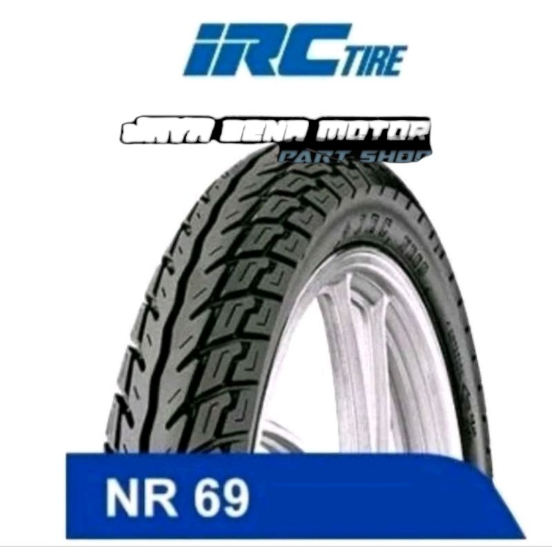 BAN LUAR MOTOR BEBEK IRC NR 69 UKURAN 70/90-17 RING 17 PNP SEMUA MOTOR BEBEK GRAND SUPRA REVO JUPITE