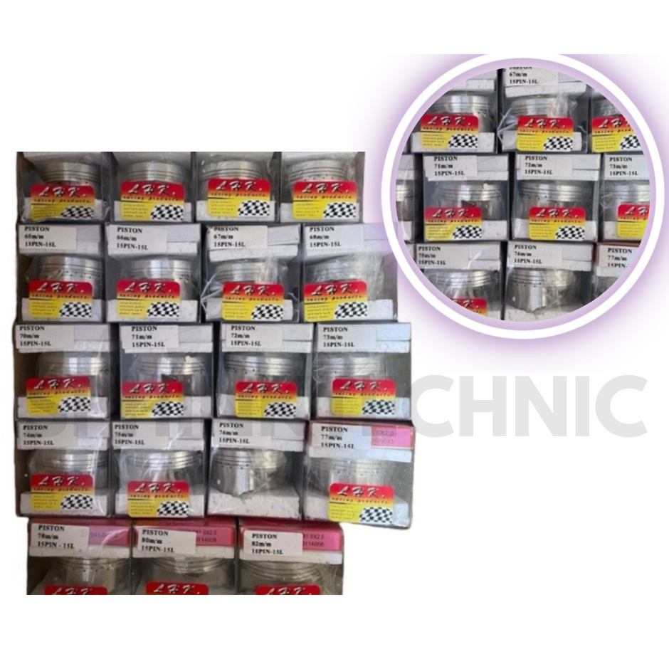 Piston LHK Seher Kit Set 67 68 69 70 71 72 74mm Pin 15 Pen 15 LHK