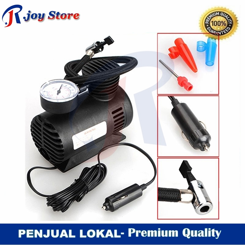 Kompresor Mini Pompa Angin Ban Mobil Motor Air Compressor DC Lighter Car elektrik sepeda