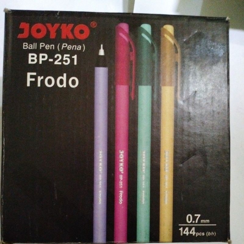 

Pulpen Frodo BP-251 0.7mm Joyko (isi 12pcs)