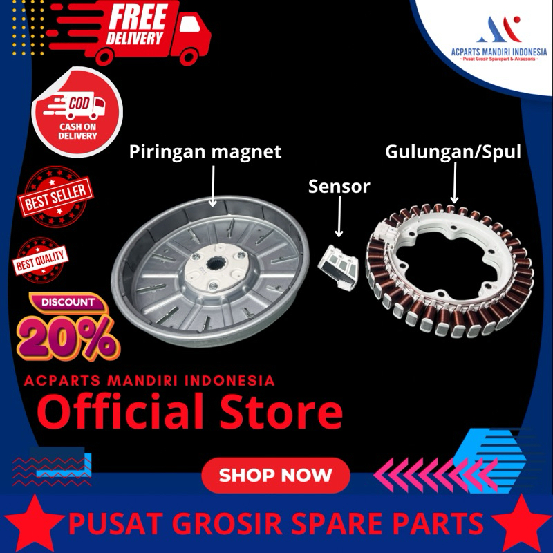 LG Smarts Inverter,  Stator motor direct LG Front loading original